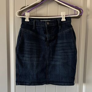 Stetson Dark Blue Denim Mini Skirt